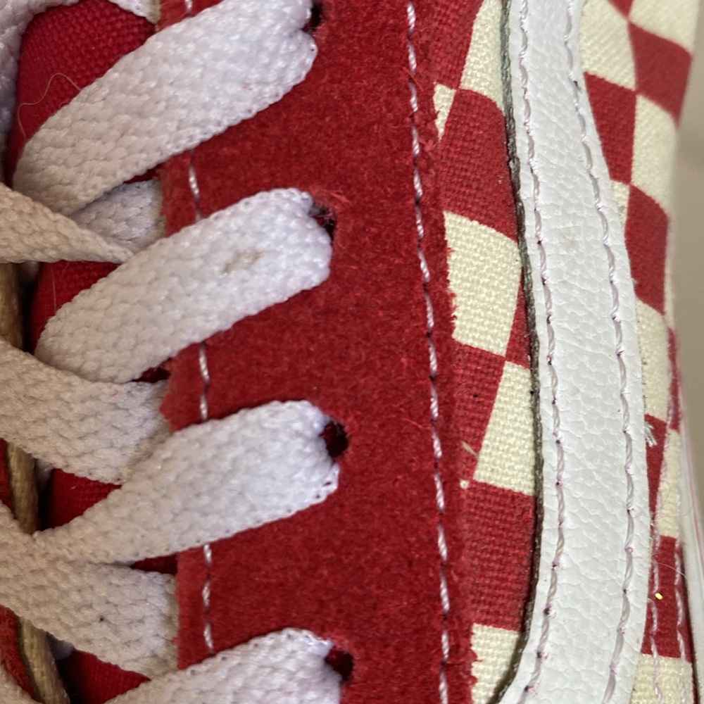 Youth Vans Old Skool Checkerboard sneakers size 3.5 - Picture 15 of 16